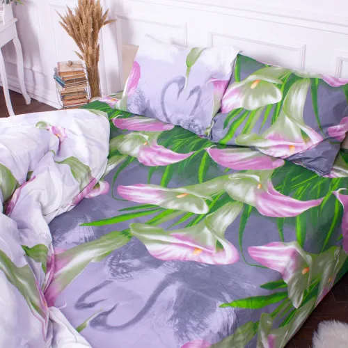 Простынь Микрофибра принтт 15-0049 Hong Kong