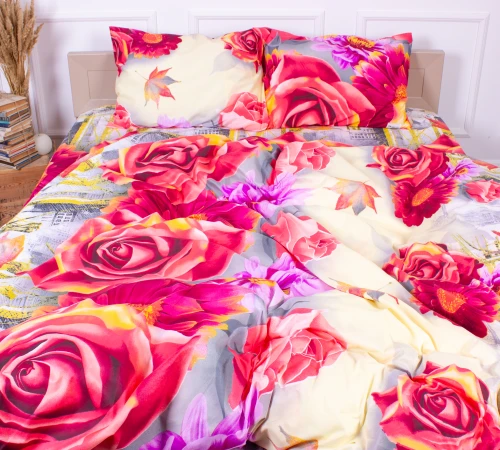 Комплект постельного белья Микрофибра принт 15-0166 Latvia