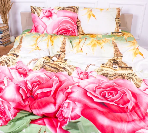 Комплект постельного белья Микрофибра принт 15-0167 Lithuania