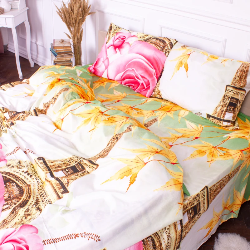 Комплект постельного белья Микрофибра принт 15-0167 Lithuania - 4