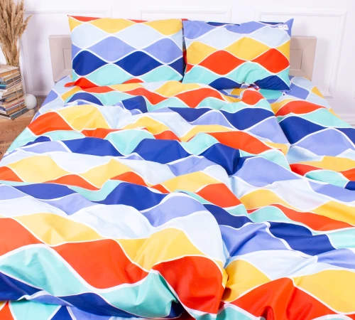 Комплект постельного белья Микрофибра принт 15-0311 Cuneo
