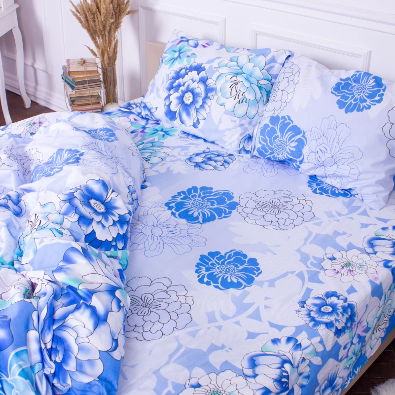 Комплект постельного белья Микрофибра принт 15-0103 Yew - 5