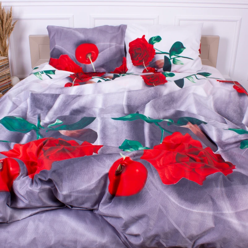 Комплект постельного белья Микрофибра принт 15-0224 Burundi