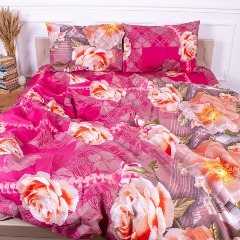 Комплект постельного белья Микрофибра принт 15-0098 Cypress