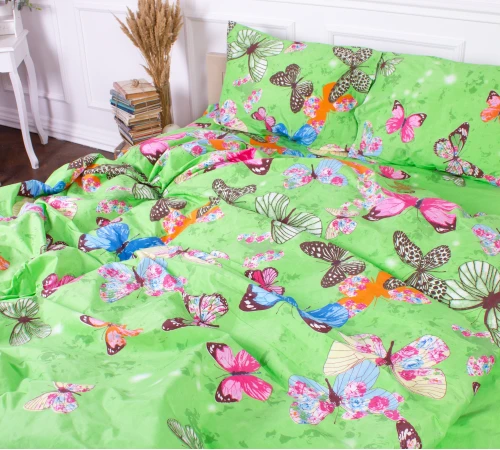 Комплект постельного белья Микрофибра принт 15-0607 Butterflies - 2