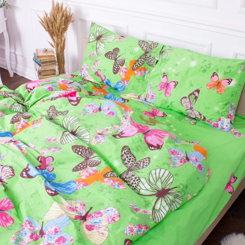 Комплект постельного белья Микрофибра принт 15-0607 Butterflies - 5