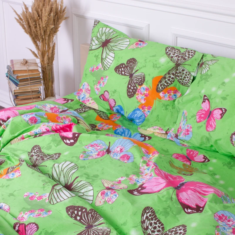 Комплект постельного белья Микрофибра принт 15-0607 Butterflies - 6