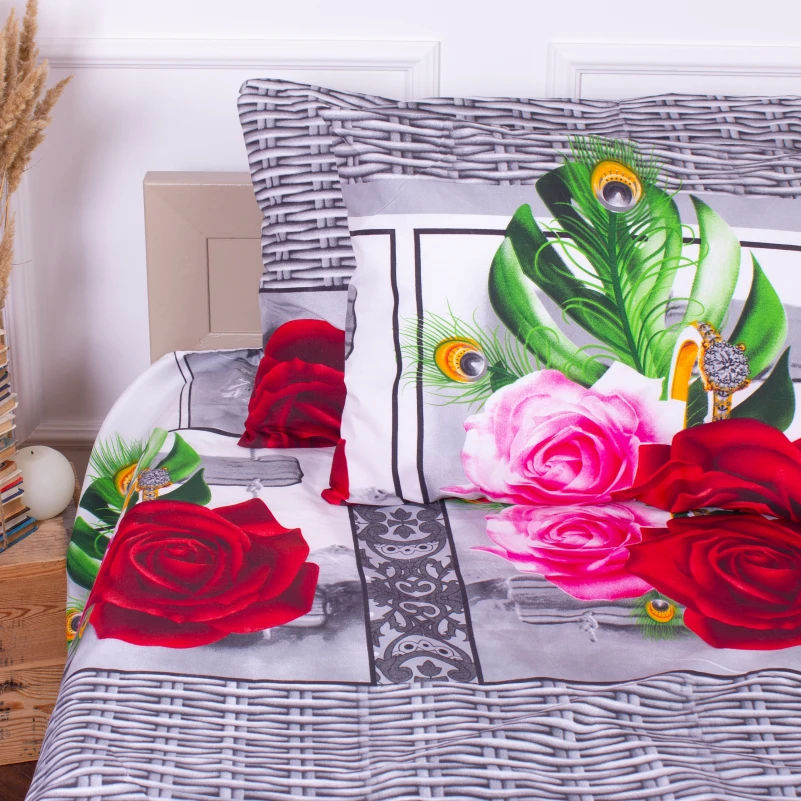 Комплект постільної білизни Мікрофібра принт 15-0080 Norwich - 2