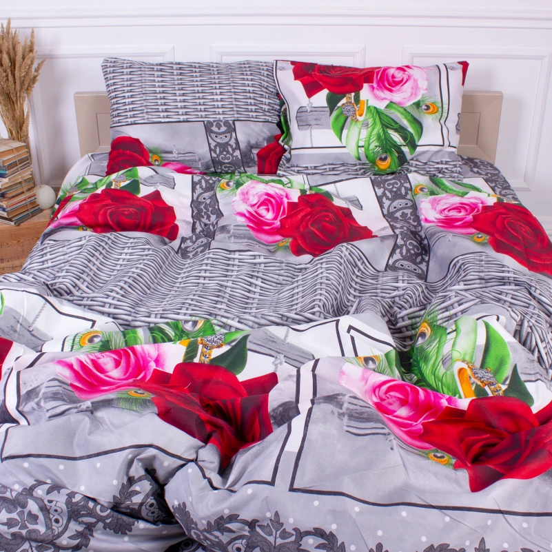 Комплект постільної білизни Мікрофібра принт 15-0080 Norwich