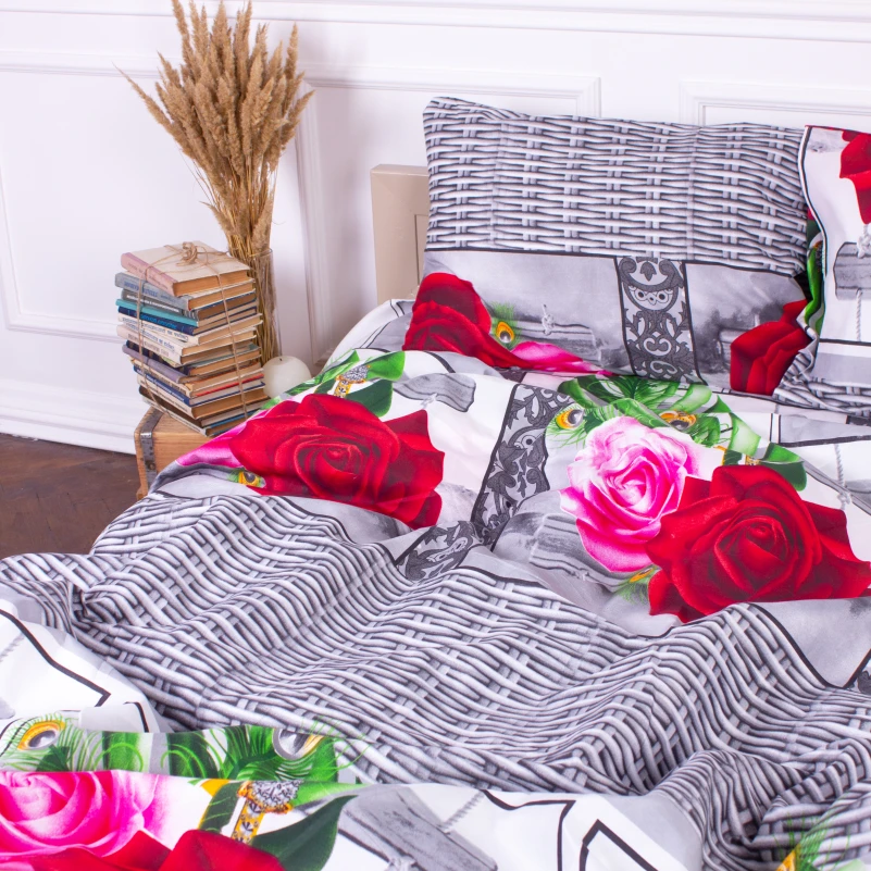 Комплект постільної білизни Мікрофібра принт 15-0080 Norwich - 1