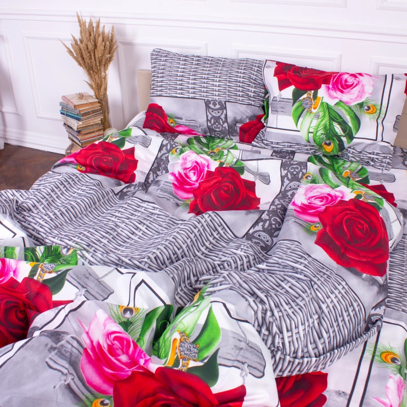 Комплект постільної білизни Мікрофібра принт 15-0080 Norwich - 3