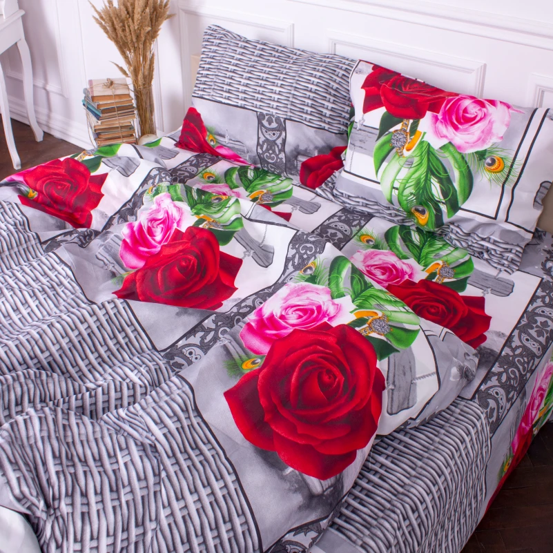 Комплект постільної білизни Мікрофібра принт 15-0080 Norwich - 4