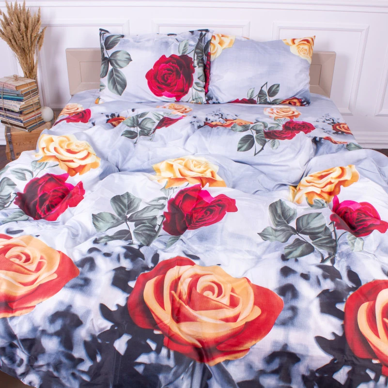 Комплект постільної білизни Мікрофібра принт 15-0034 Bratislava
