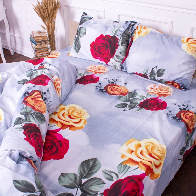 Комплект постільної білизни Мікрофібра принт 15-0034 Bratislava - 5
