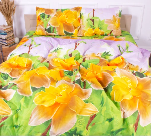 Комплект постельного белья Микрофибра принт 15-0609 Orchid