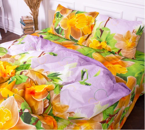 Комплект постельного белья Микрофибра принт 15-0609 Orchid - 2