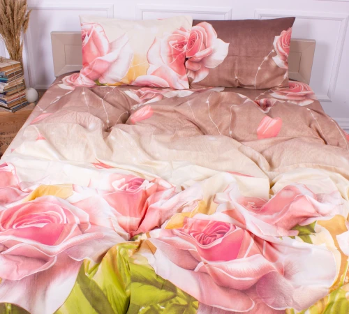 Комплект постельного белья Микрофибра принт 15-0035 Bucharest