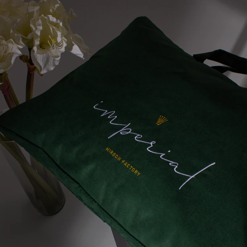 Подушка пуховая Трехкамерная 100% пух Imperial class /перо Imperial Delight пух мако-батист (средняя) - 12