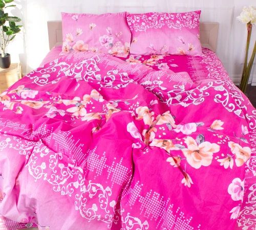 Комплект постельного белья Микрофибра принт 15-0101 Hazel