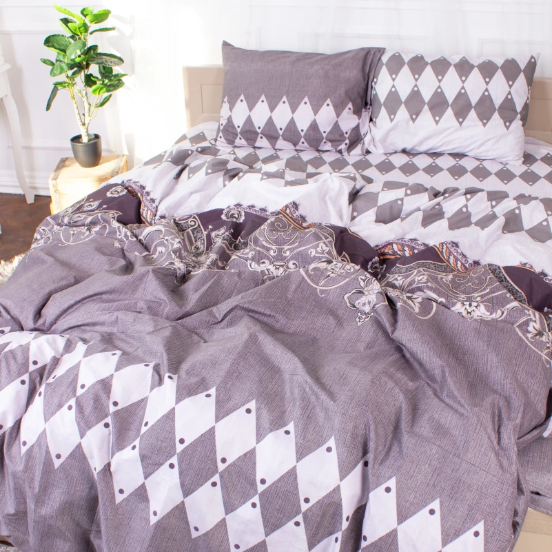 Комплект постельного белья Микрофибра принт 15-0293 Myrrh - 1