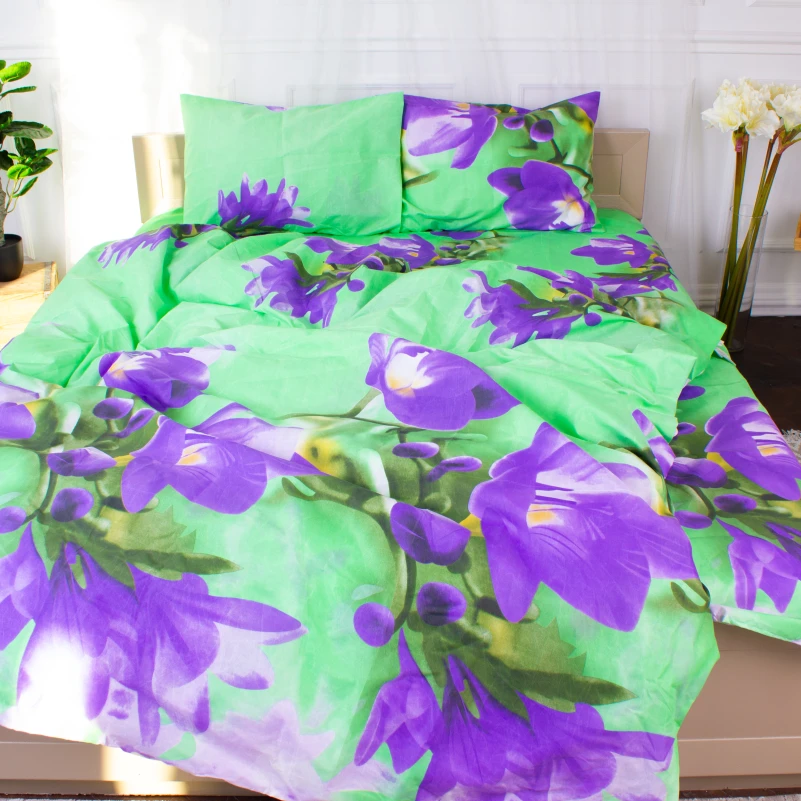 Комплект постельного белья Микрофибра принт 15-0322 Letitia