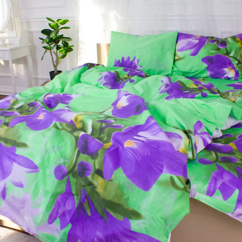 Комплект постельного белья Микрофибра принт 15-0322 Letitia - 1