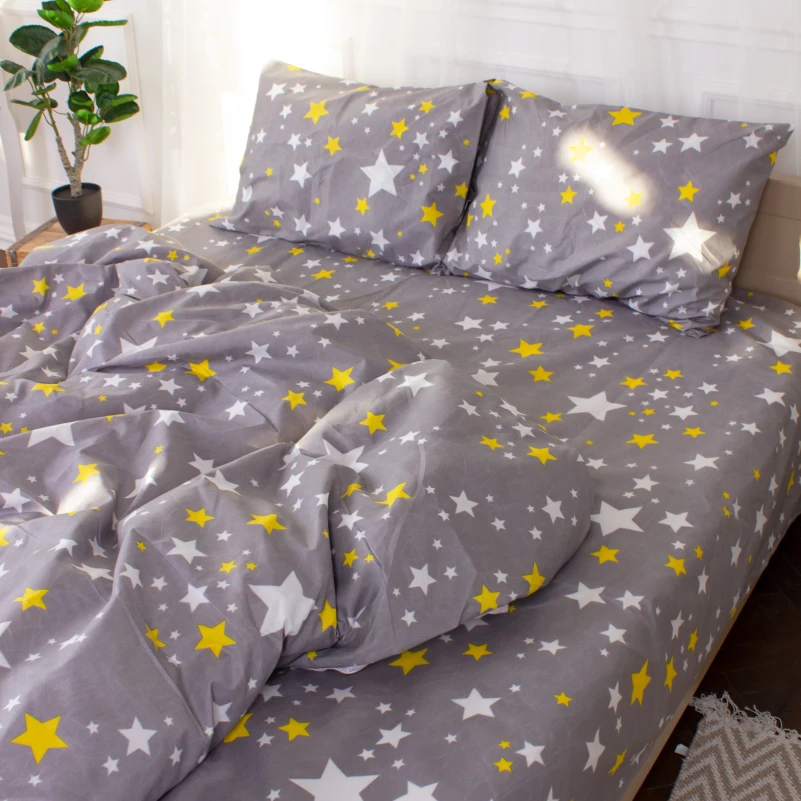 Комплект постельного белья Микрофибра принт 15-0319 Merlyn - 5