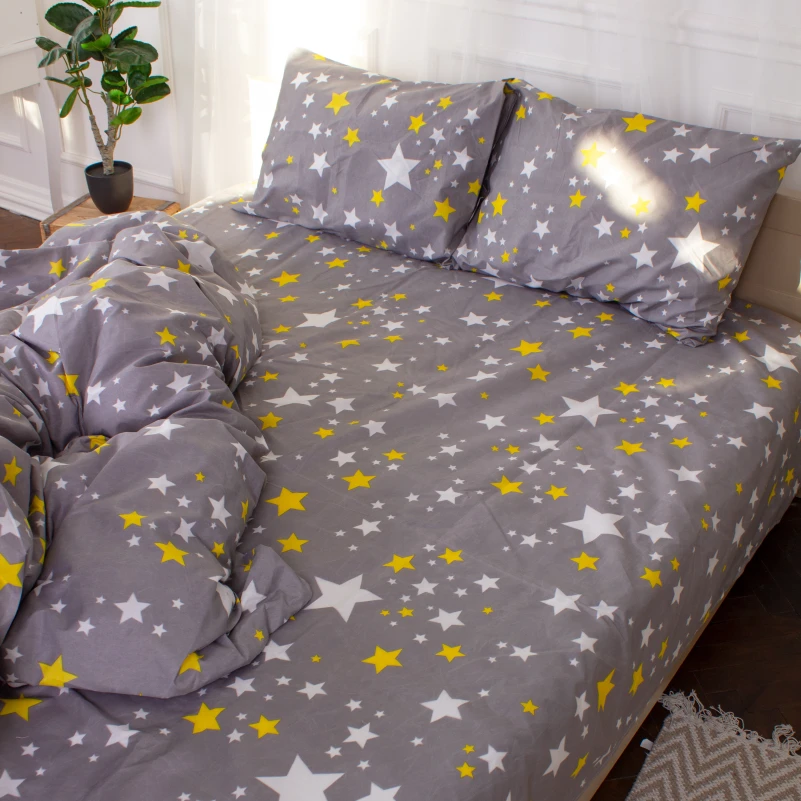 Комплект постельного белья Микрофибра принт 15-0319 Merlyn - 6