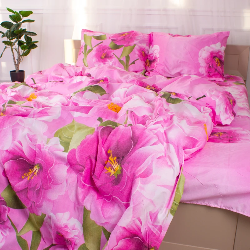 Комплект постельного белья Микрофибра принт 15-0075 Leeds<br /> - 1