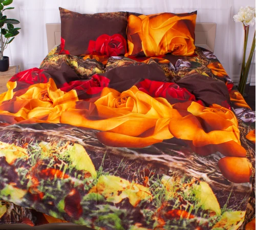 Комплект постельного белья Микрофибра принт 15-0071 Cardiff