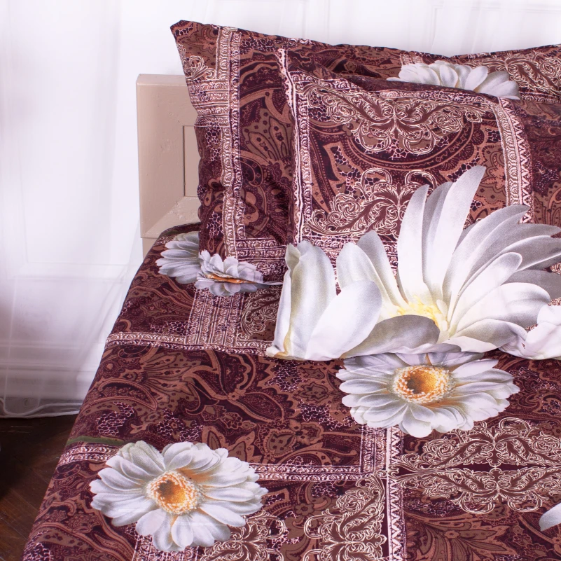 Комплект постельного белья Микрофибра принт 15-0195 Foggia - 6