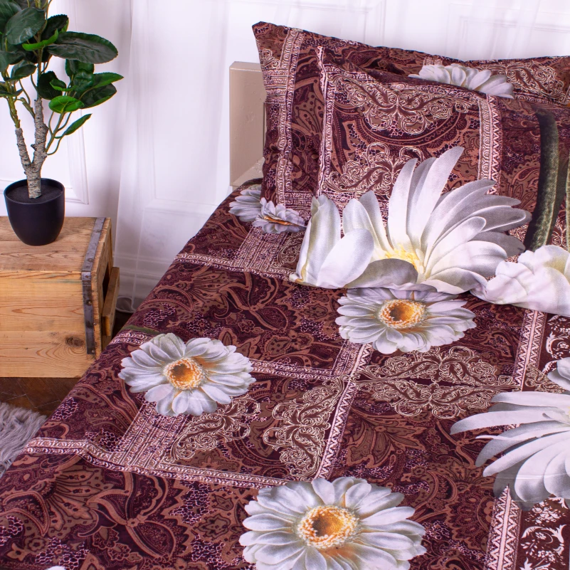 Комплект постельного белья Микрофибра принт 15-0195 Foggia - 7