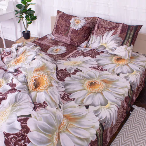 Простынь Микрофибра принт 15-0195 Foggia