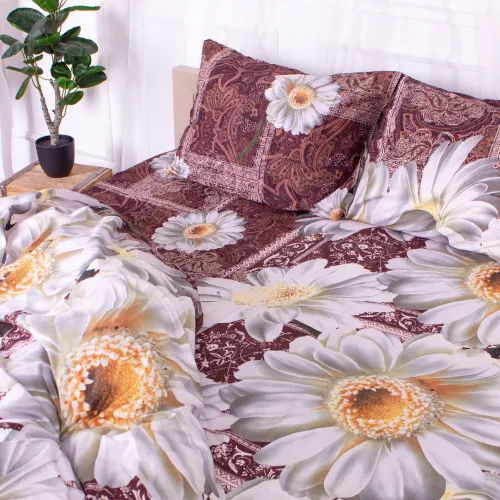 Простынь Микрофибра принт 15-0195 Foggia - 2