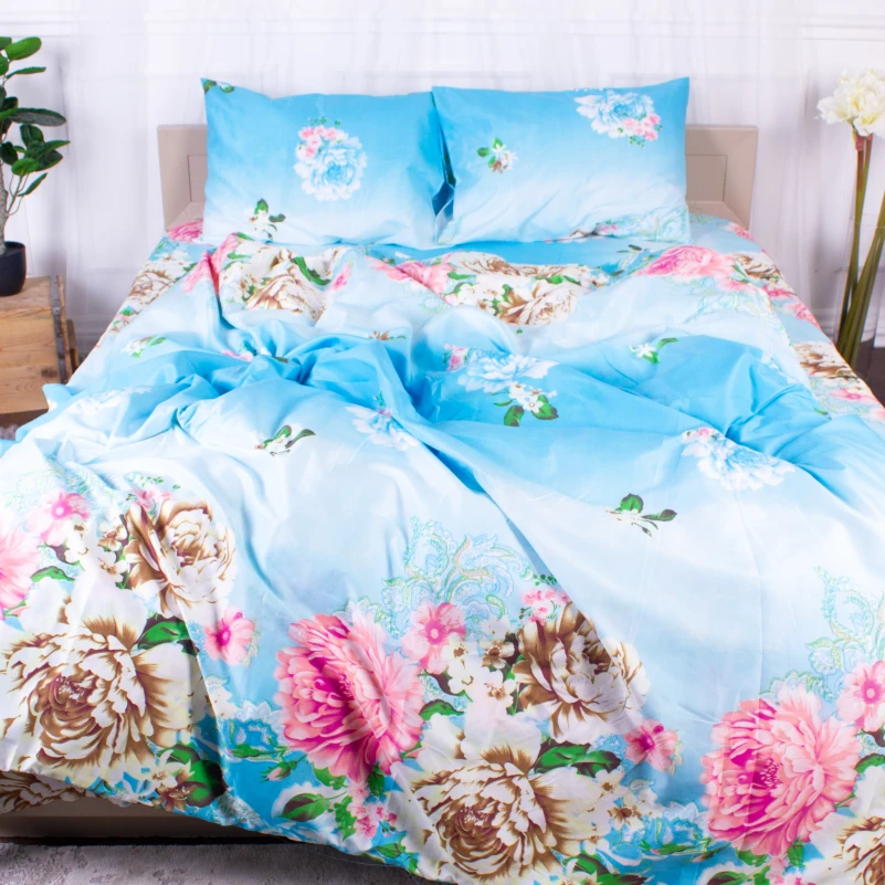 Комплект постельного белья Микрофибра принт 15-0162 Ireland