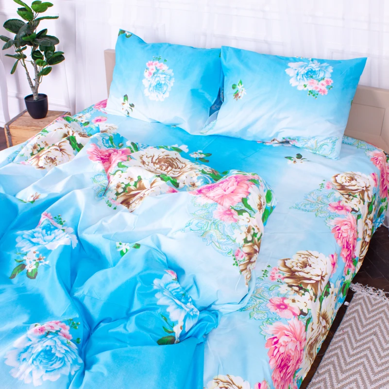 Комплект постельного белья Микрофибра принт 15-0162 Ireland - 3