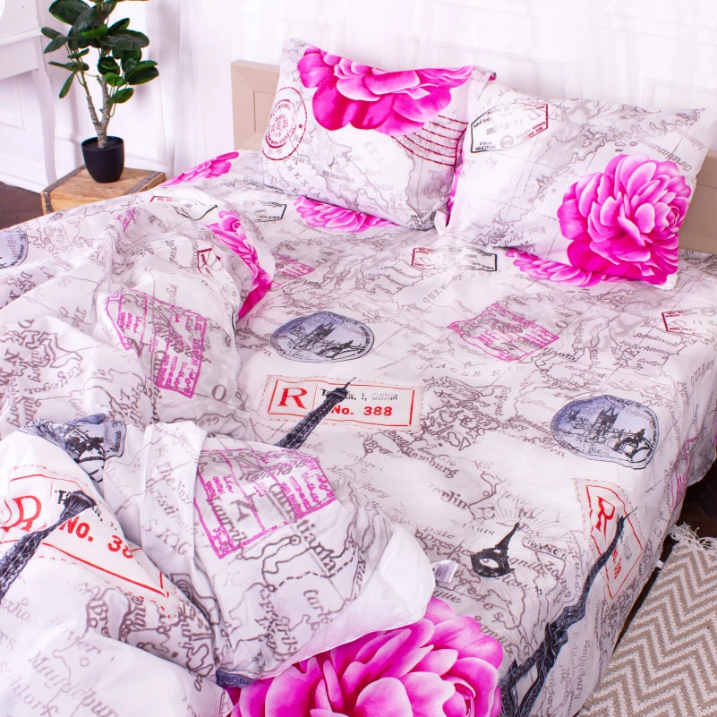 Комплект постельного белья Микрофибра принт 15-0317 Oswin - 6