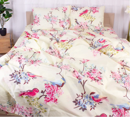 Комплект постельного белья Микрофибра принт 15-0314 Rosalinda