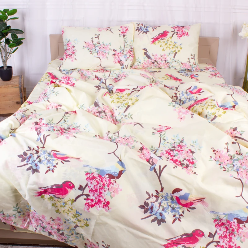 Комплект постільної білизни Мікрофібра принт 15-0314 Rosalinda
