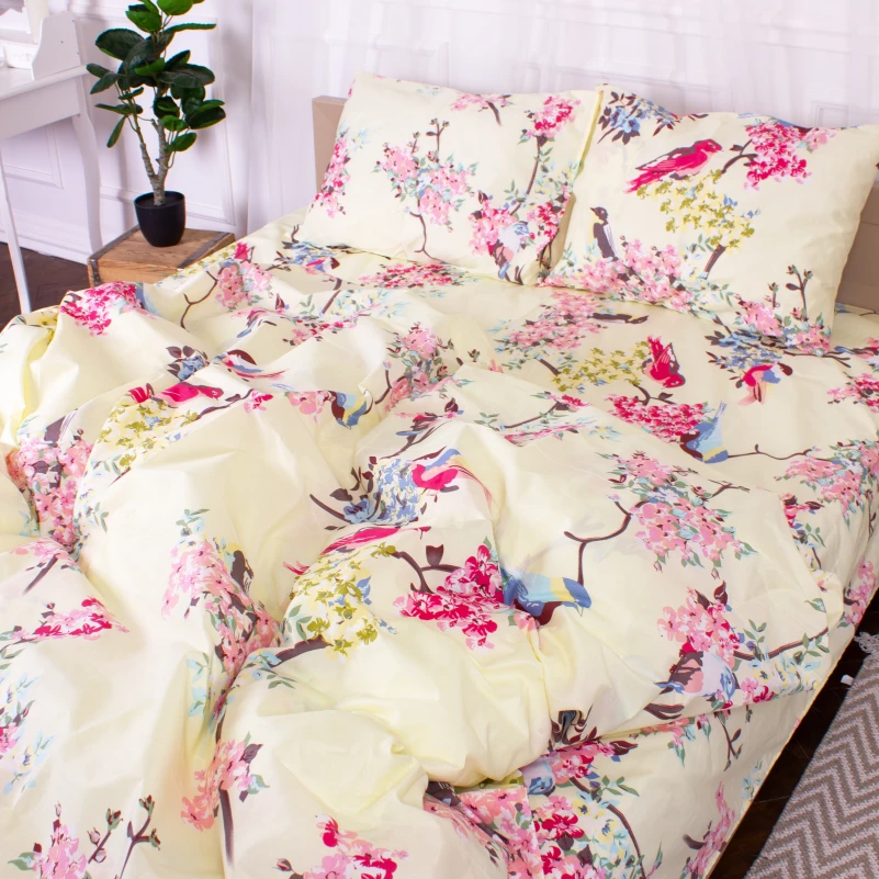 Комплект постільної білизни Мікрофібра принт 15-0314 Rosalinda - 1