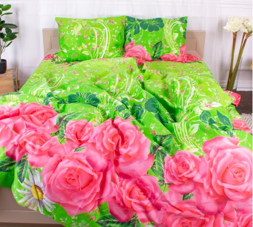 Комплект постельного белья Микрофибра принт 15-0323 Louisa