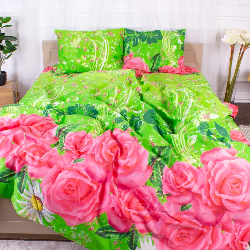 Комплект постельного белья Микрофибра принт 15-0323 Louisa