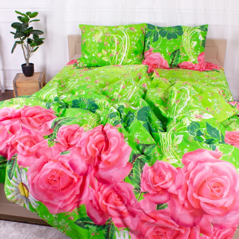 Комплект постельного белья Микрофибра принт 15-0323 Louisa - 1