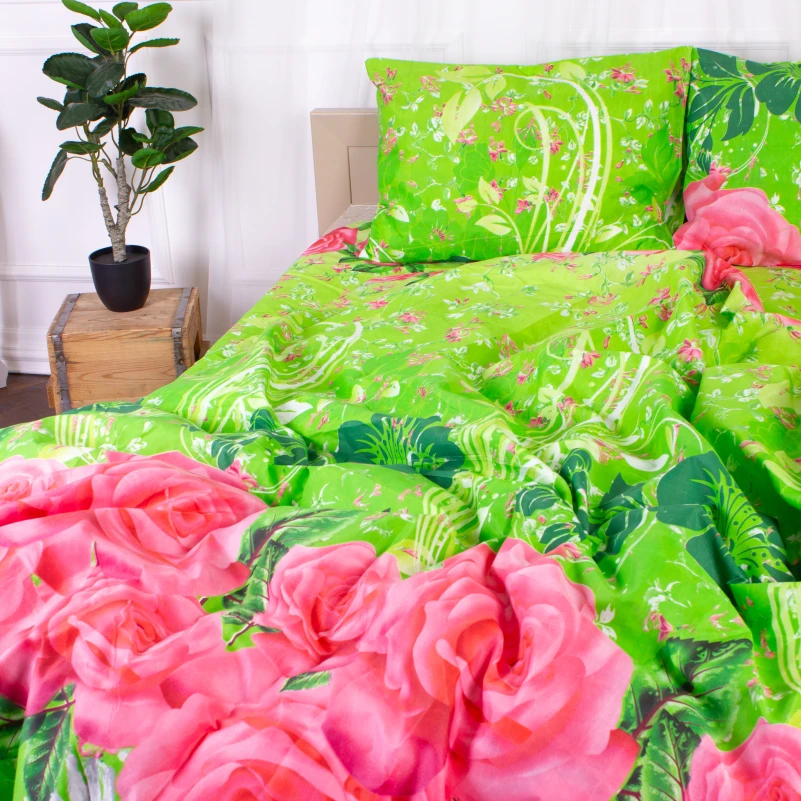 Комплект постельного белья Микрофибра принт 15-0323 Louisa - 3