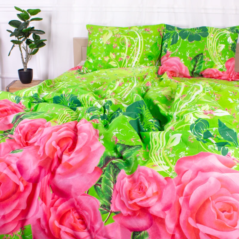 Комплект постельного белья Микрофибра принт 15-0323 Louisa - 4