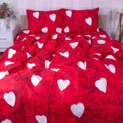 Комплект постельного белья Сатин 22-1275 Marble heart