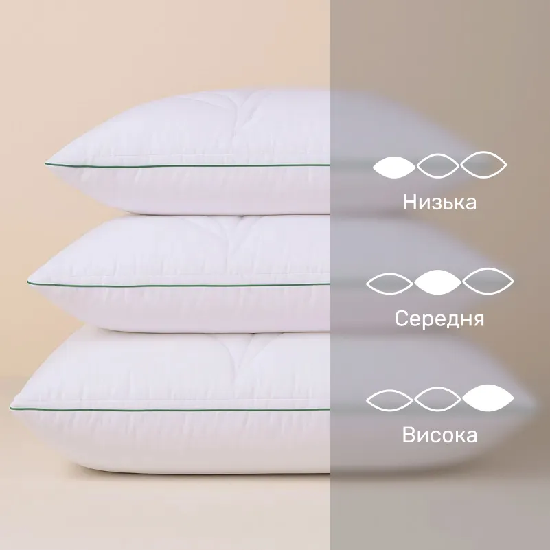 Подушка антиалергенна №511 "Marzello Collection" Tencel (середня) - 3