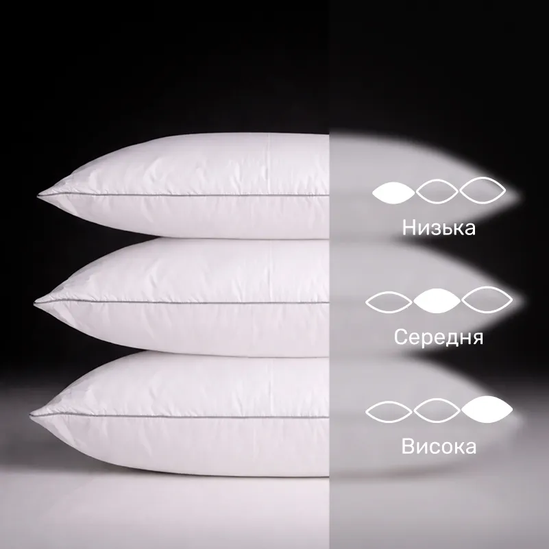 Подушка Silver Cloud №1001 Memory сатин (середня) - 6