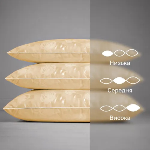Подушка пуховая Extra №107 90% серый пух Extra / 10% перо тик - 4