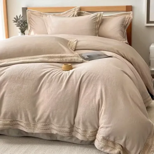 Комплект постельного белья  Royal Velour beige - 2